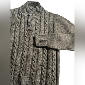 Men’s Lorenzo Magni Wool‎ Blend Pullover Sweater Made in Italy Medium